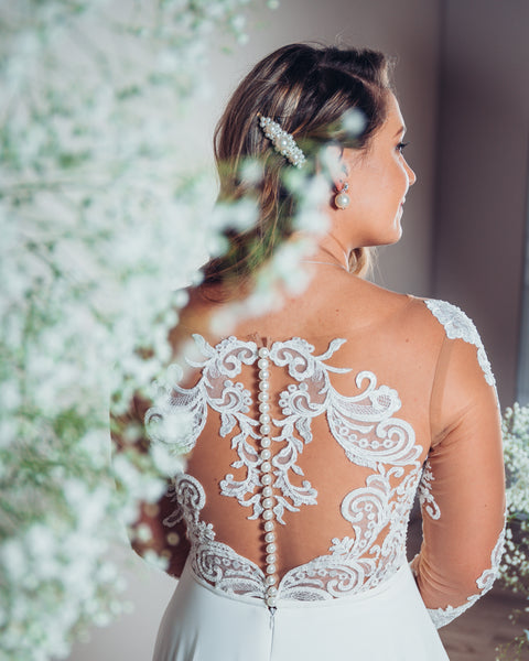 Wedding Dress; Allie with sleeves