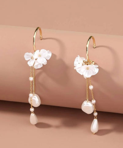 Blossom Pearl Drop Earrings